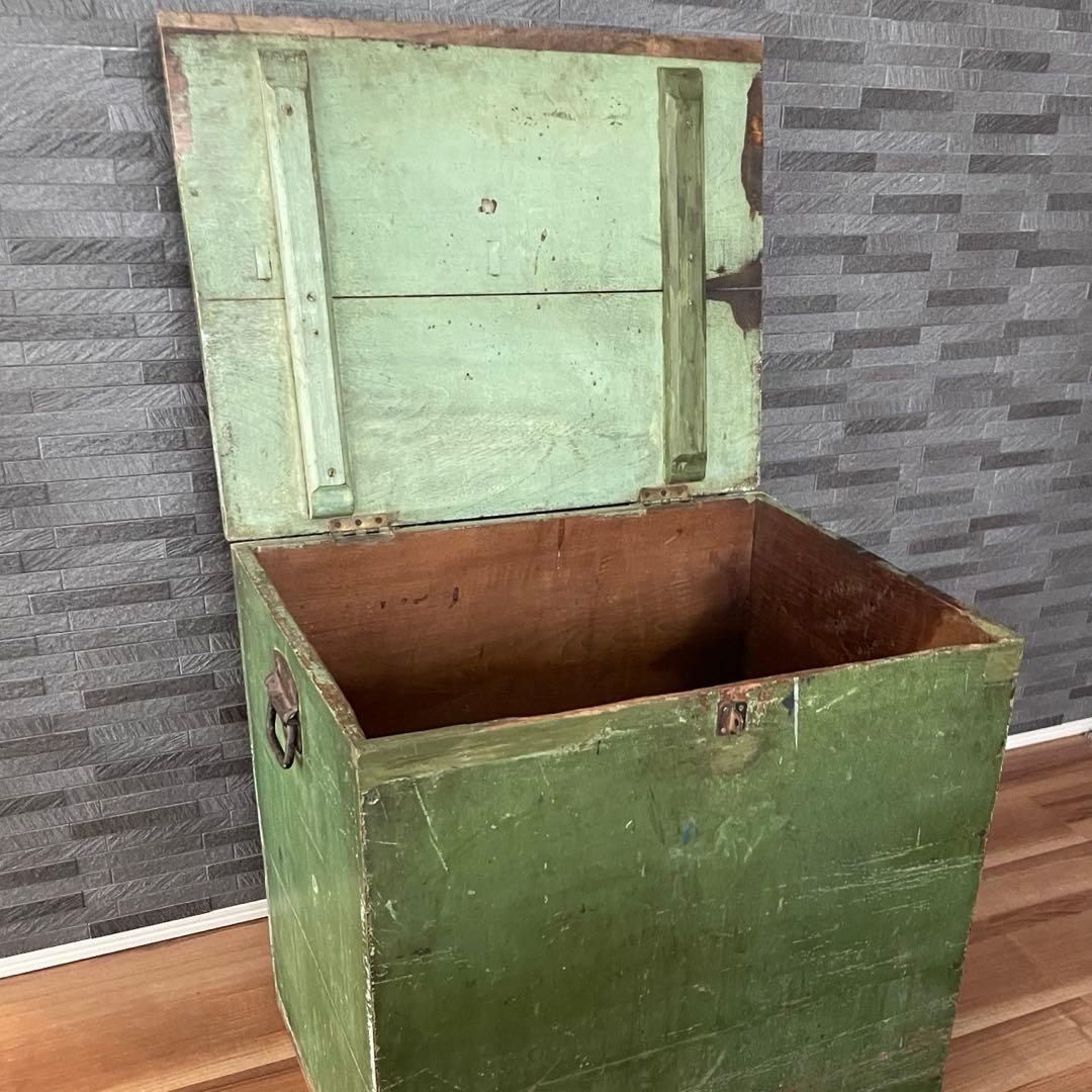 青山の人気家具店kino【レア1点物】フランス アンティークヴォレー 収納BOX