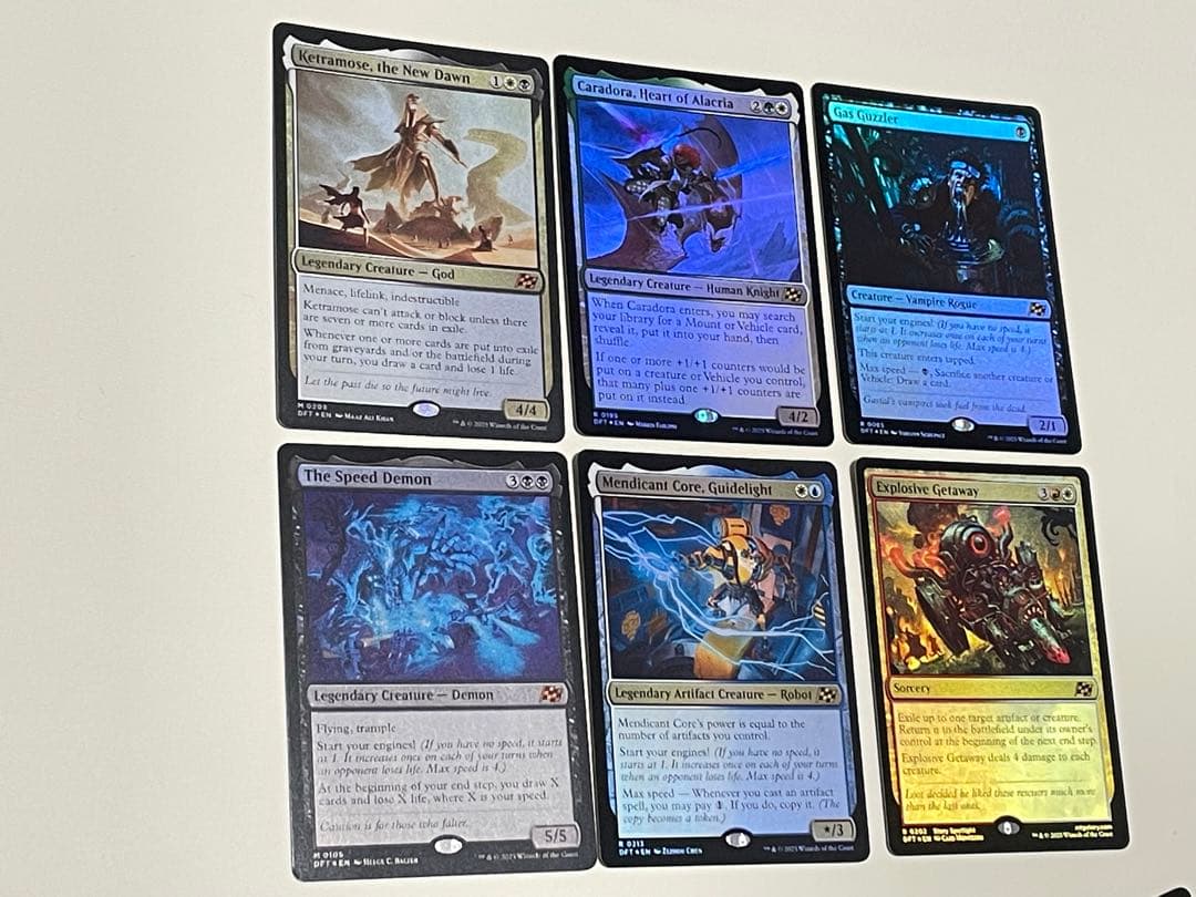 MTG　英語版　霊気走破　レア、神話レアfoil 6枚セット