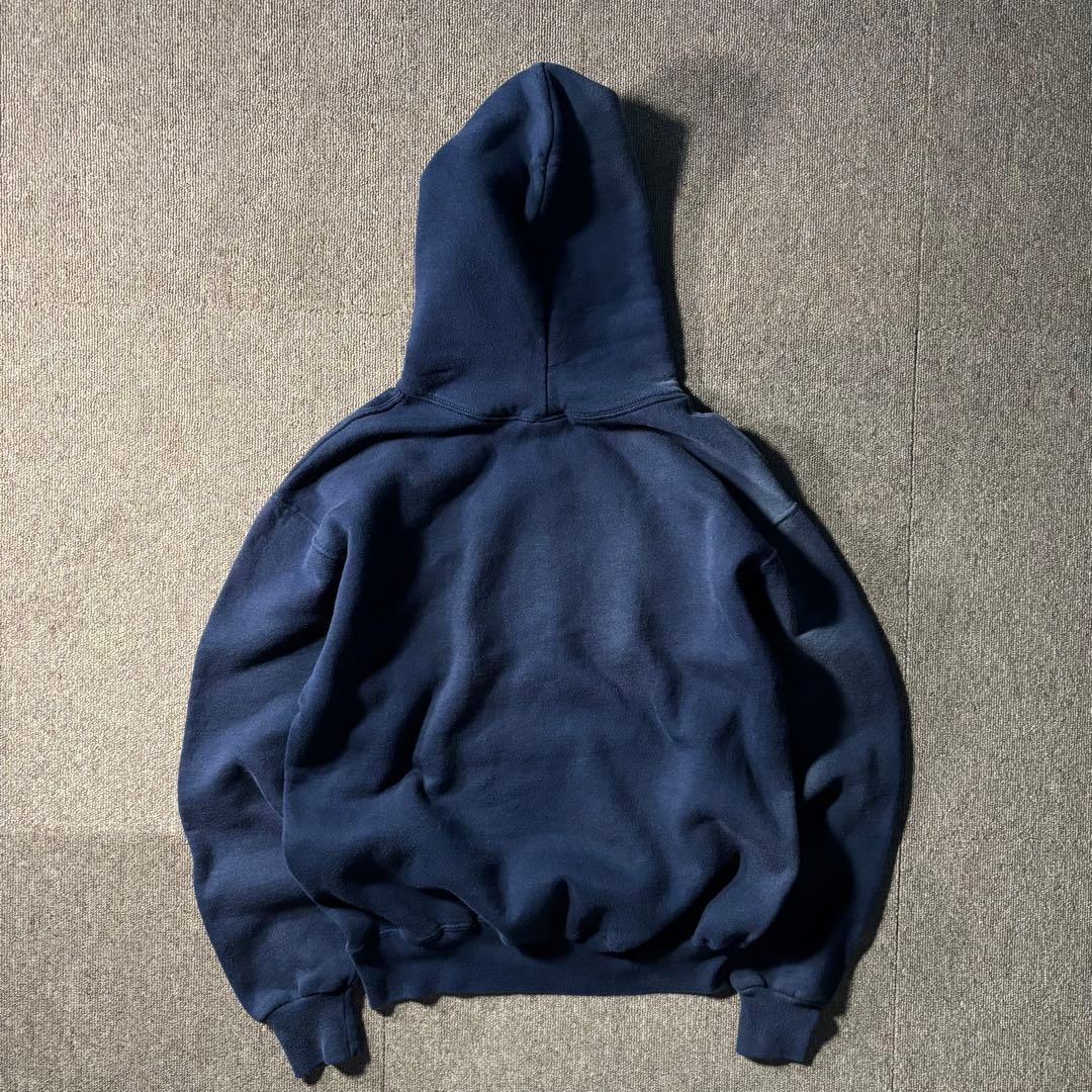 RUSSELL ラッセル 鬼フェード スウェット パーカー UCLA M ナス紺