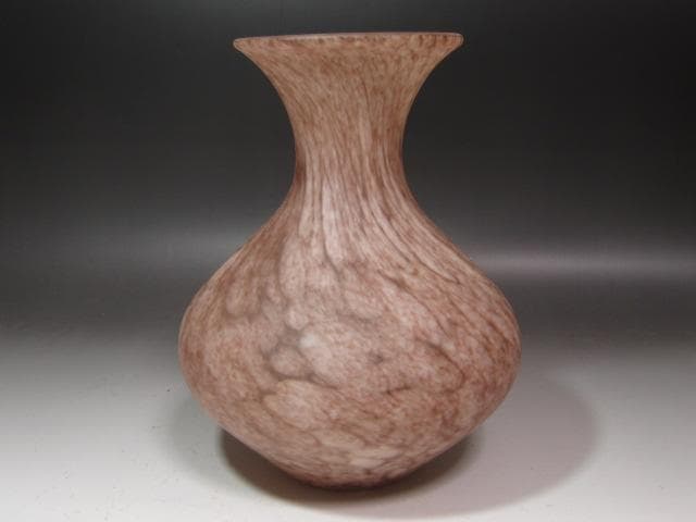 ☆　藤田喬平　手吹ガラス花瓶　美しい品です☆y243