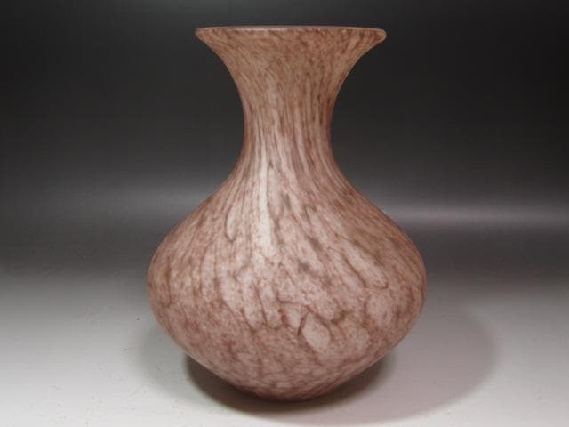 ☆　藤田喬平　手吹ガラス花瓶　美しい品です☆y243