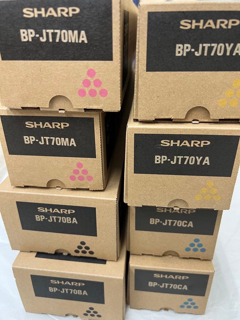 シャープ JT70トナー4色2セット 大容量タイプ
