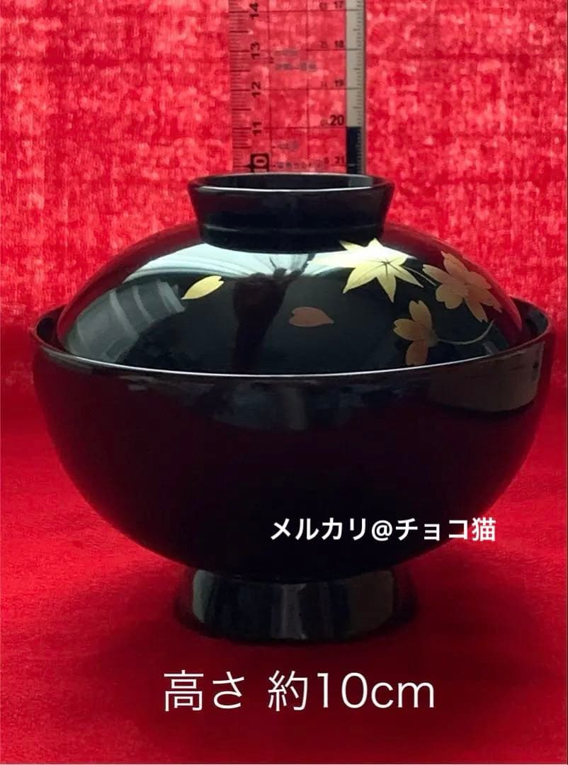 【未使用】会津塗　吉田年男　御吸物椀　五客セット