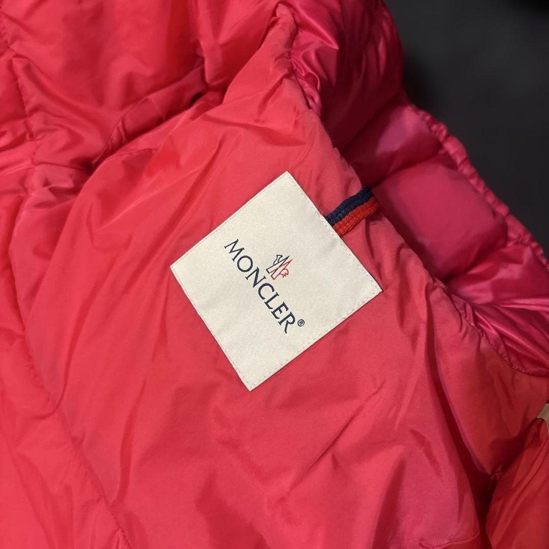 【美品】Moncler フード付き ピンク ダウンコート　92cm