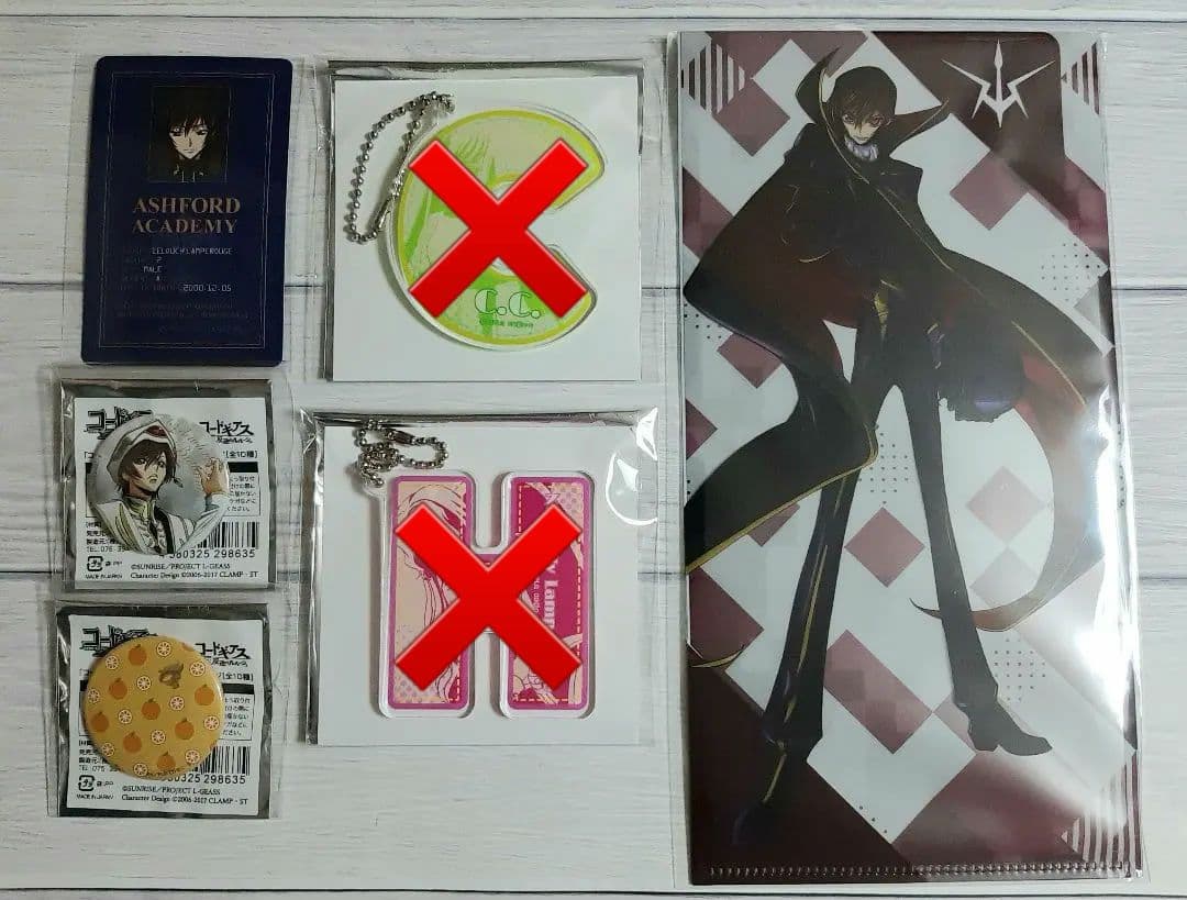 コードギアス 反逆のルルーシュ展 4点セット