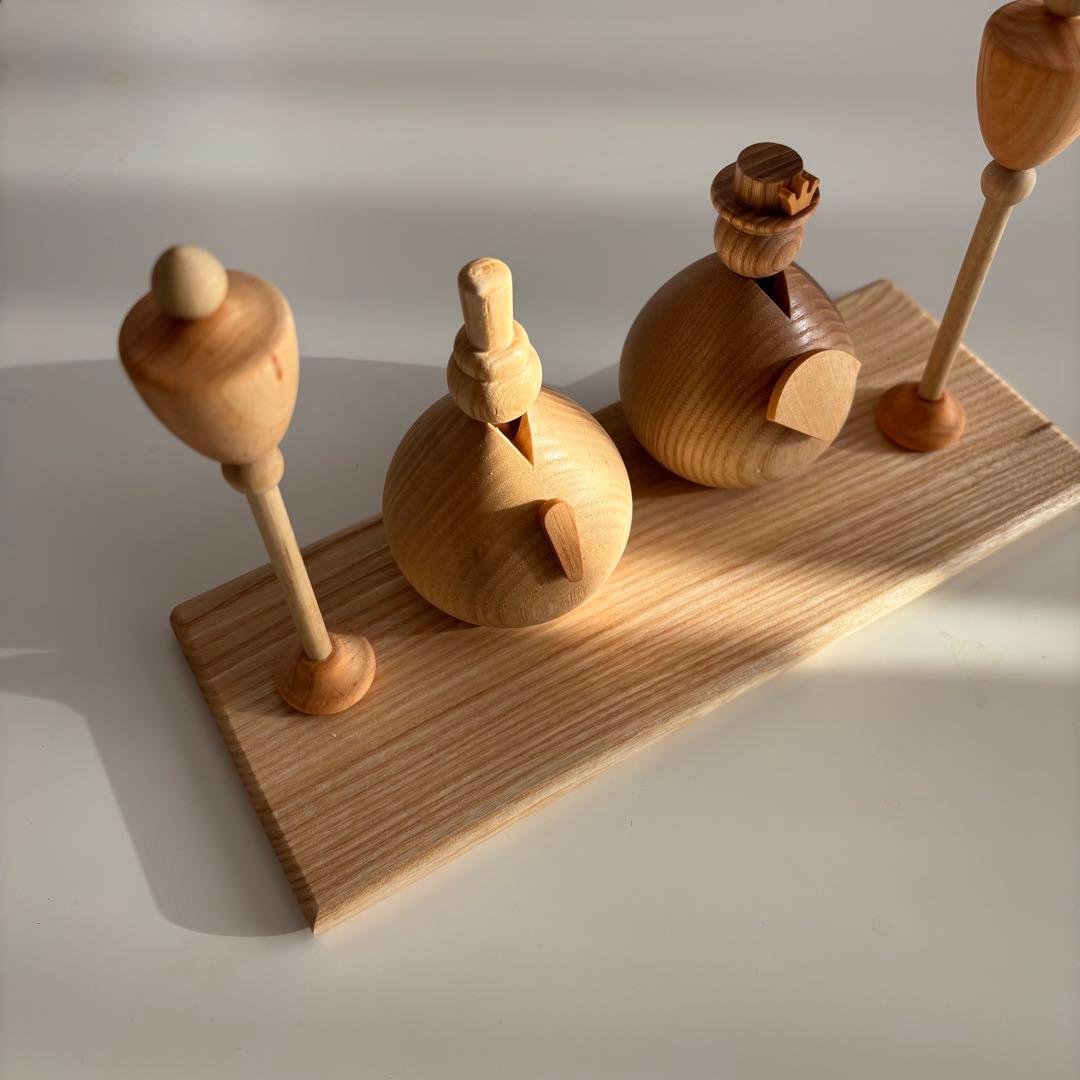 【新品/正規品】lemi toys木製雛人形　コンパクト　おひなさま