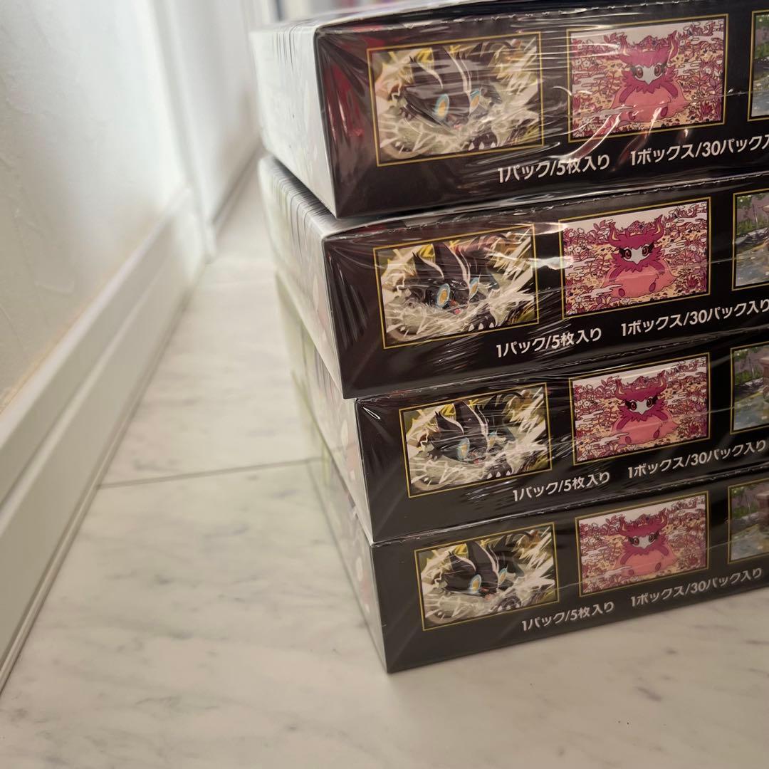 【新品未開封】ポケモンカードムニキスゼロBOX 4BOX　シュリンク付き