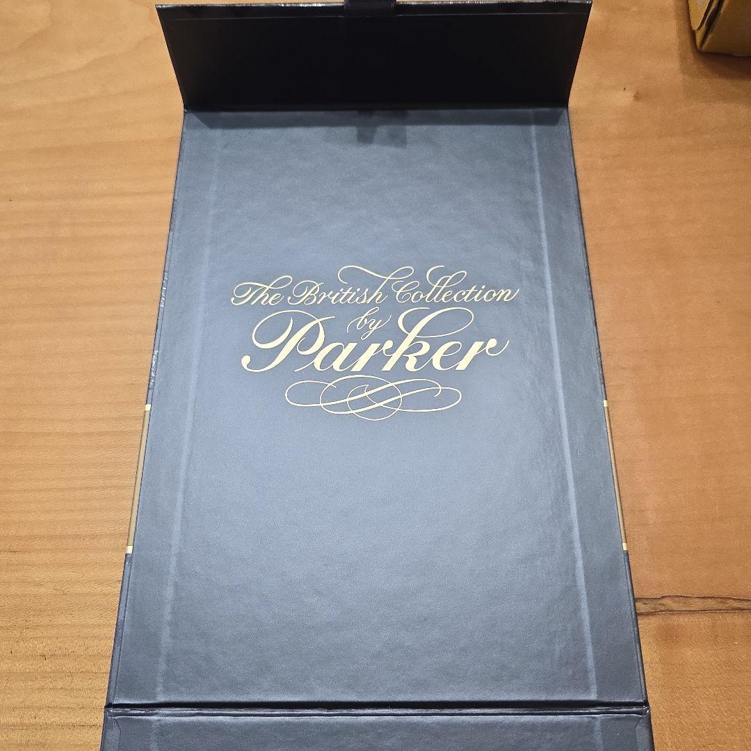 PARKER ボールペン ホワイト レザーケース付き