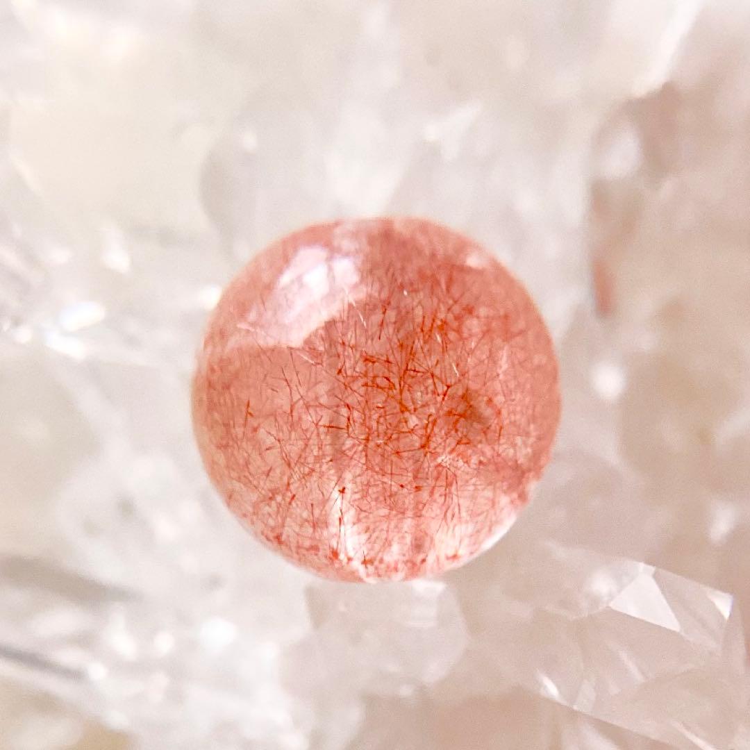 天然石★ブレスレット ストロベリークォーツ ♪ 359