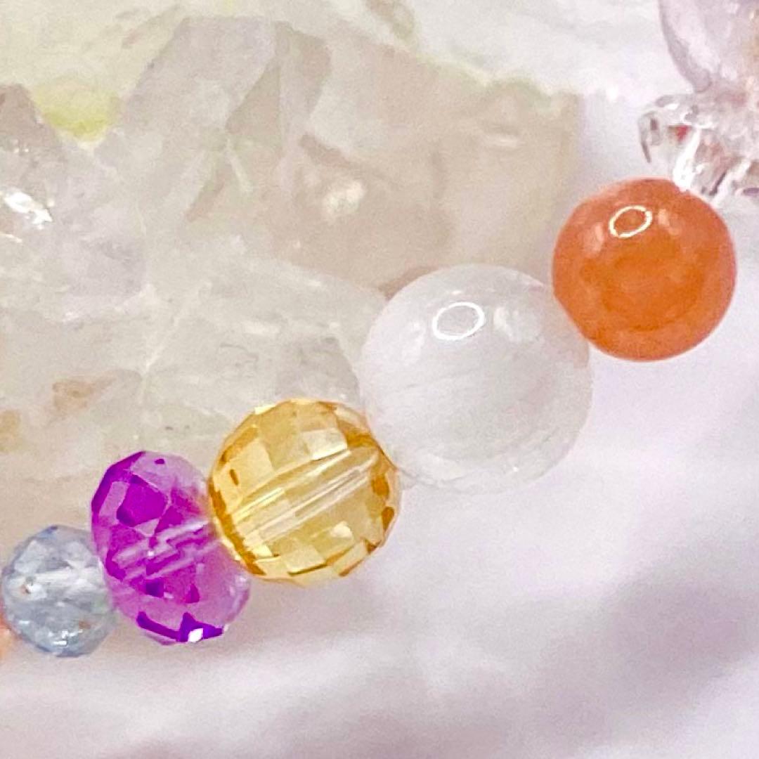 天然石★ブレスレット ストロベリークォーツ ♪ 359