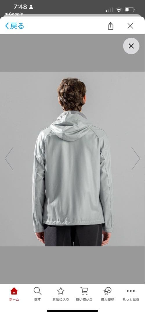 ✨美品JOSEPH HOMM フード付きレザージャケット グレーサイズ50羊革