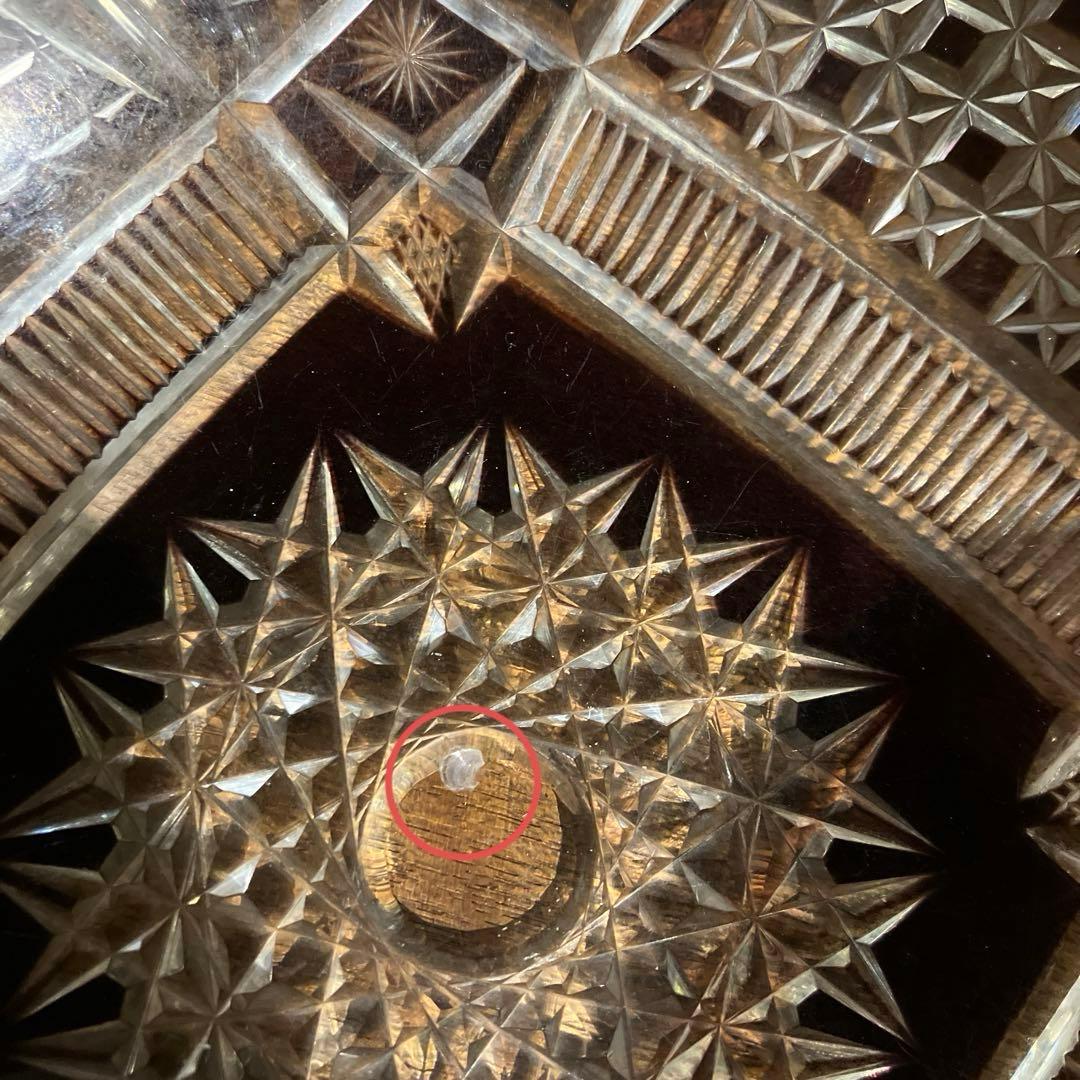 アンティーク　カット硝子　切子硝子