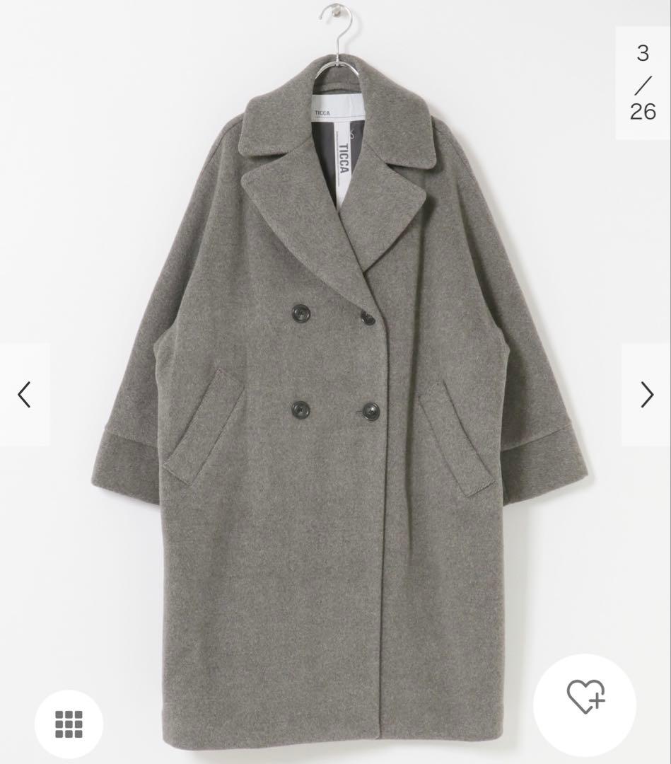 美品TICCAテントコート　グレー