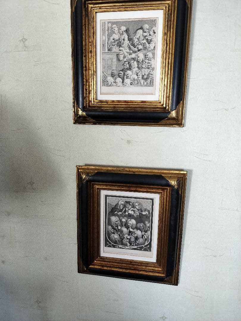 イギリスアンティークホガースの版画