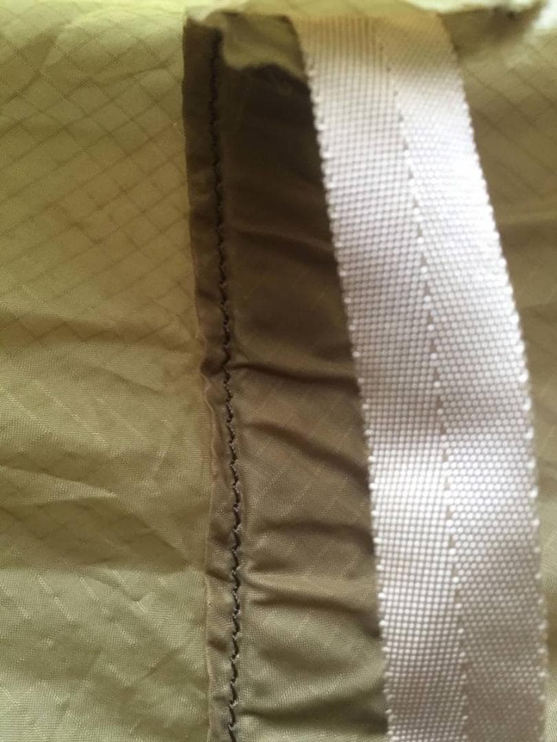 襤褸 ヴィンテージ生地 自衛隊放出品 パラシュート 薄いマスタード/イエロー