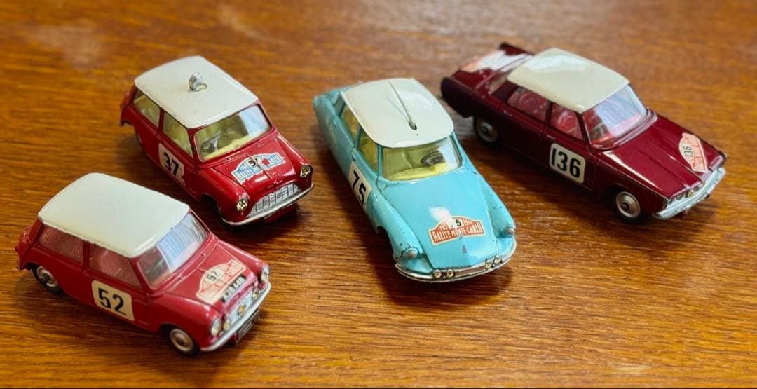 当時物コーギーcorgi toysモンテカルロカーセット中古品ローバーミニbmc
