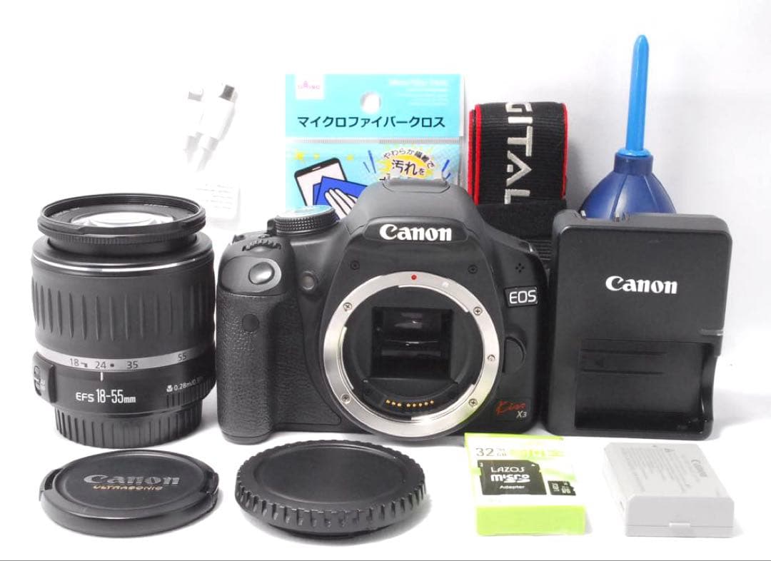 Canon kiss X3✨おまけ付き✨カメラデビューに✨入門セット✨