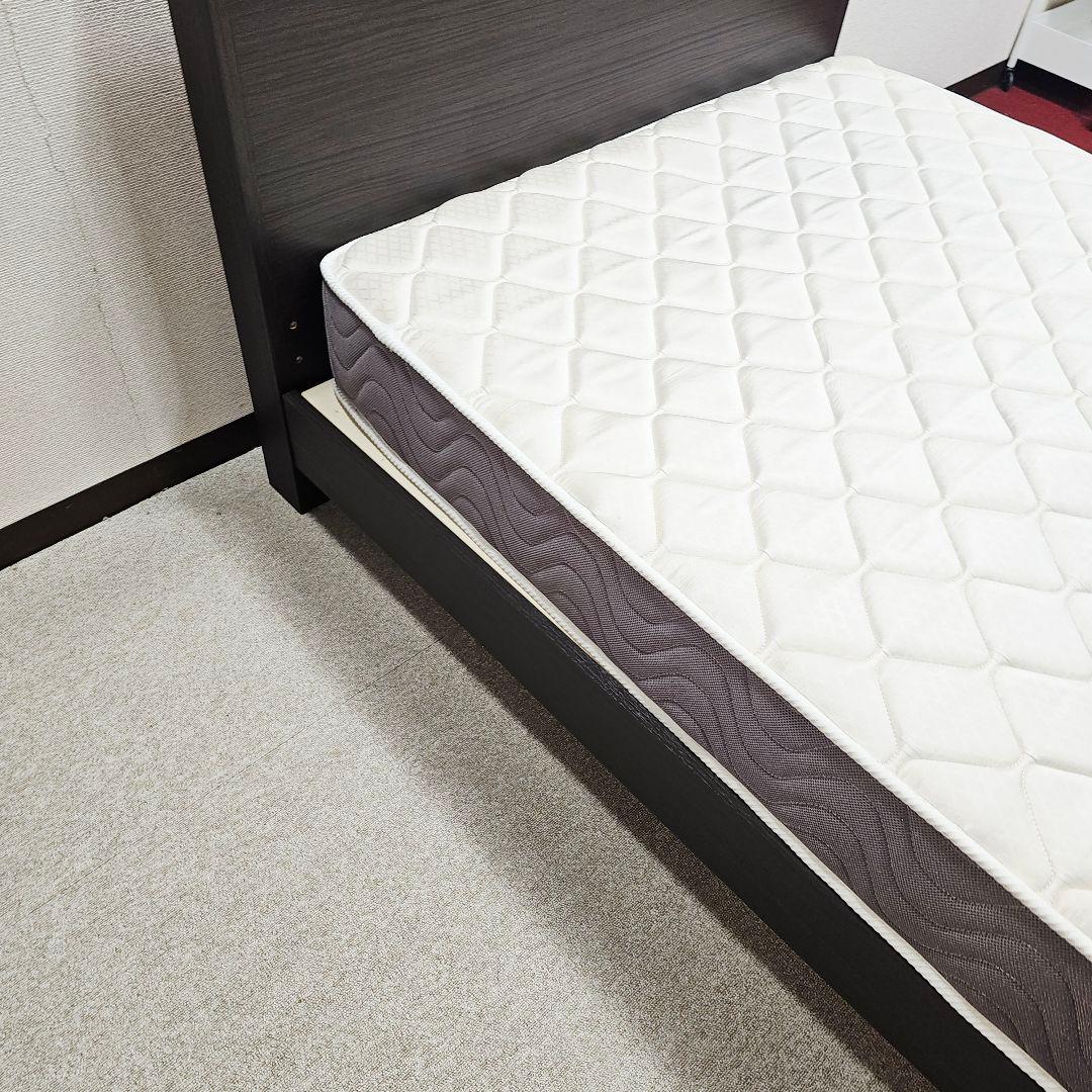 セミダブルベッド+マットレス semi-double 東京23区への無料配送