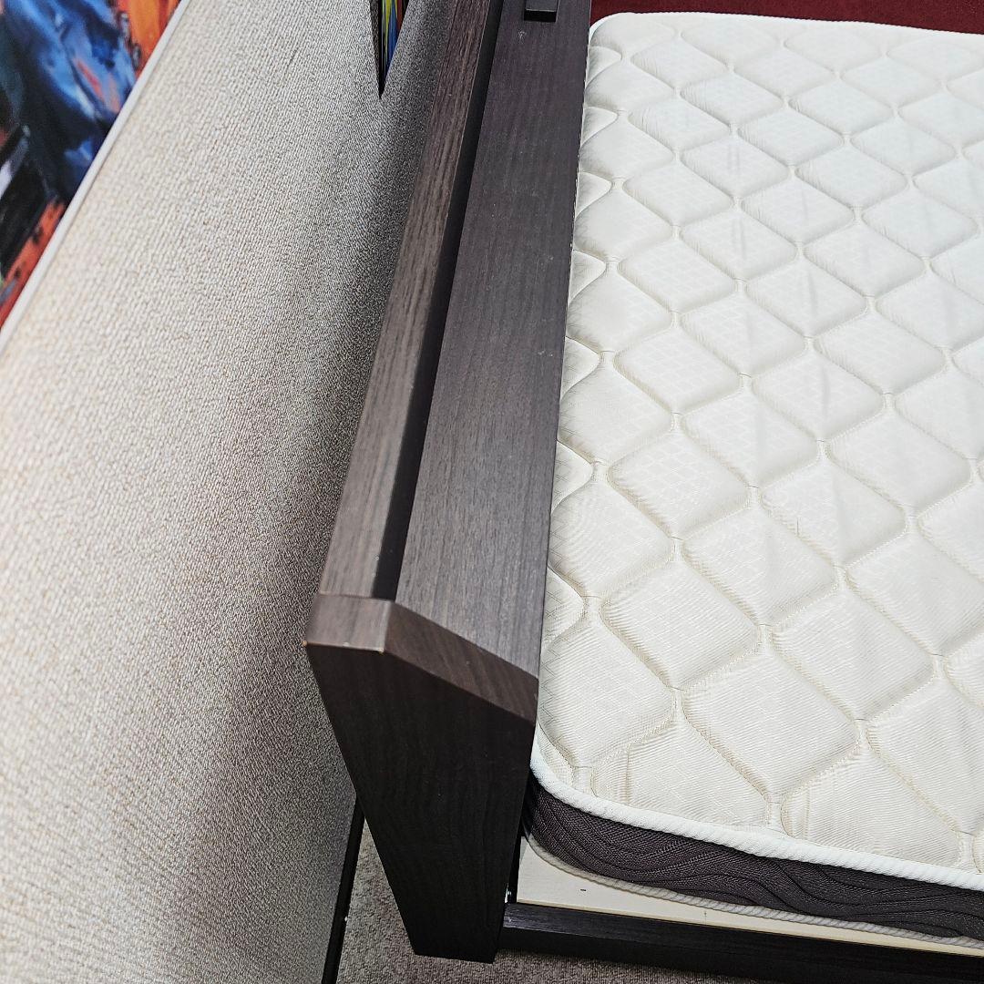 セミダブルベッド+マットレス semi-double 東京23区への無料配送