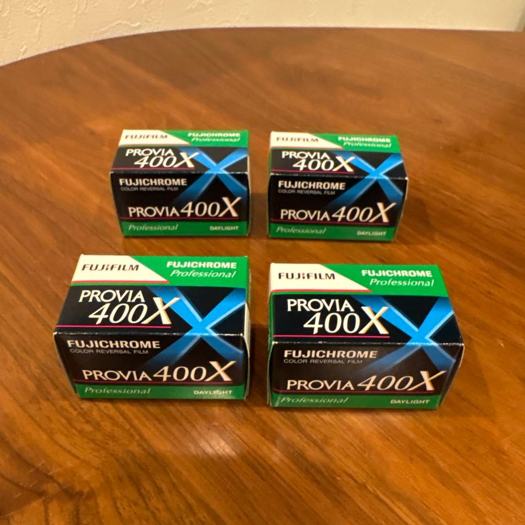 稀少 FUJIFILM PROVIA 400X フィルム 36枚撮 × 4本