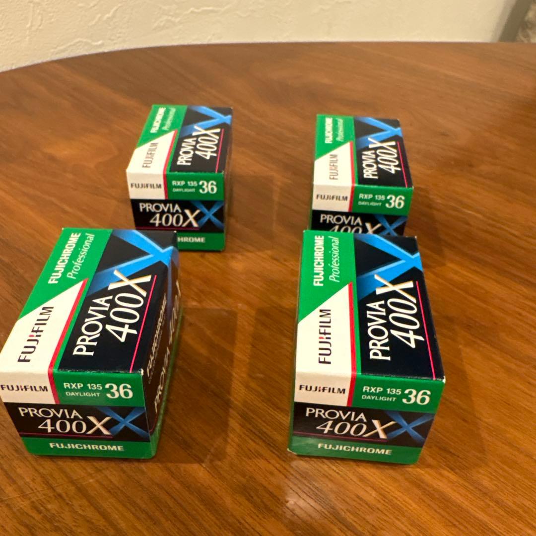 稀少 FUJIFILM PROVIA 400X フィルム 36枚撮 × 4本