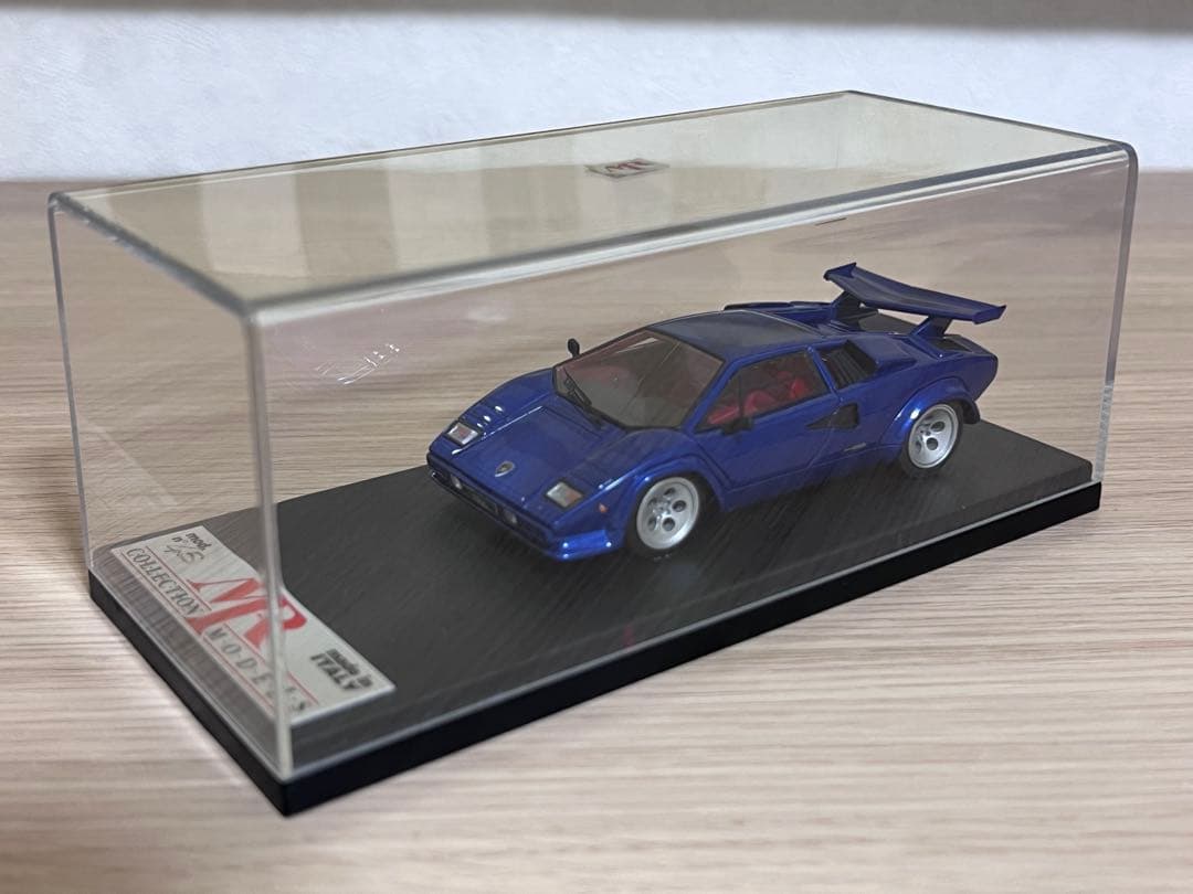 【美品】MRコレクション1/43 ランボルギーニ カウンタックLP500Sブルー