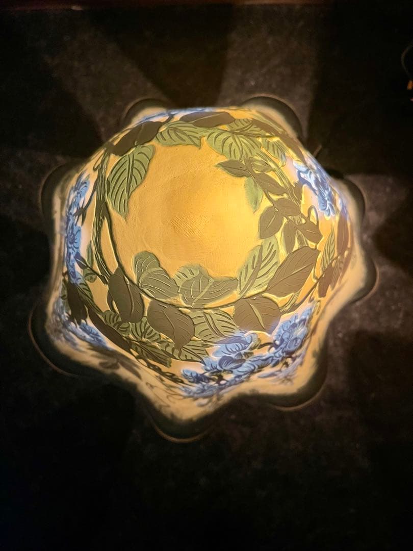 エミール ガレ？ ガレ風？ ルームランプシェード アンティーク 美術品