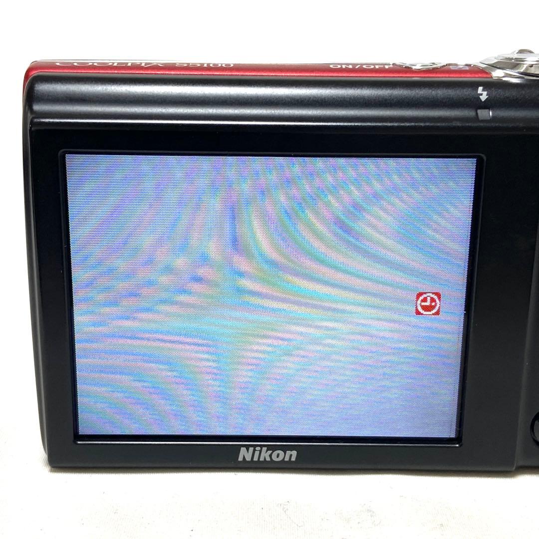 Nikon COOLPIX S5100 レッド ニコン コンデジ デジカメ