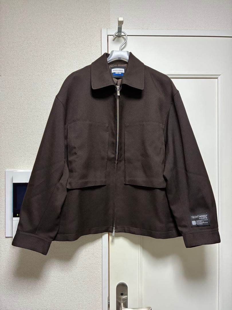 メゾンスペシャル テック ツイード オーバー セットアップ ブルゾン スラックス