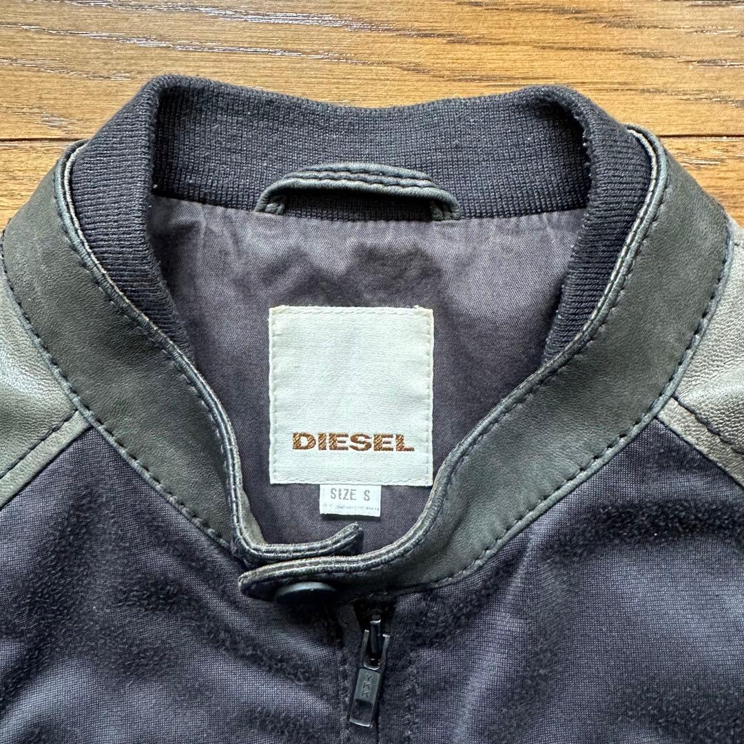 ジャケット・アウター 00s diesel Sheepskin Leather Jacket