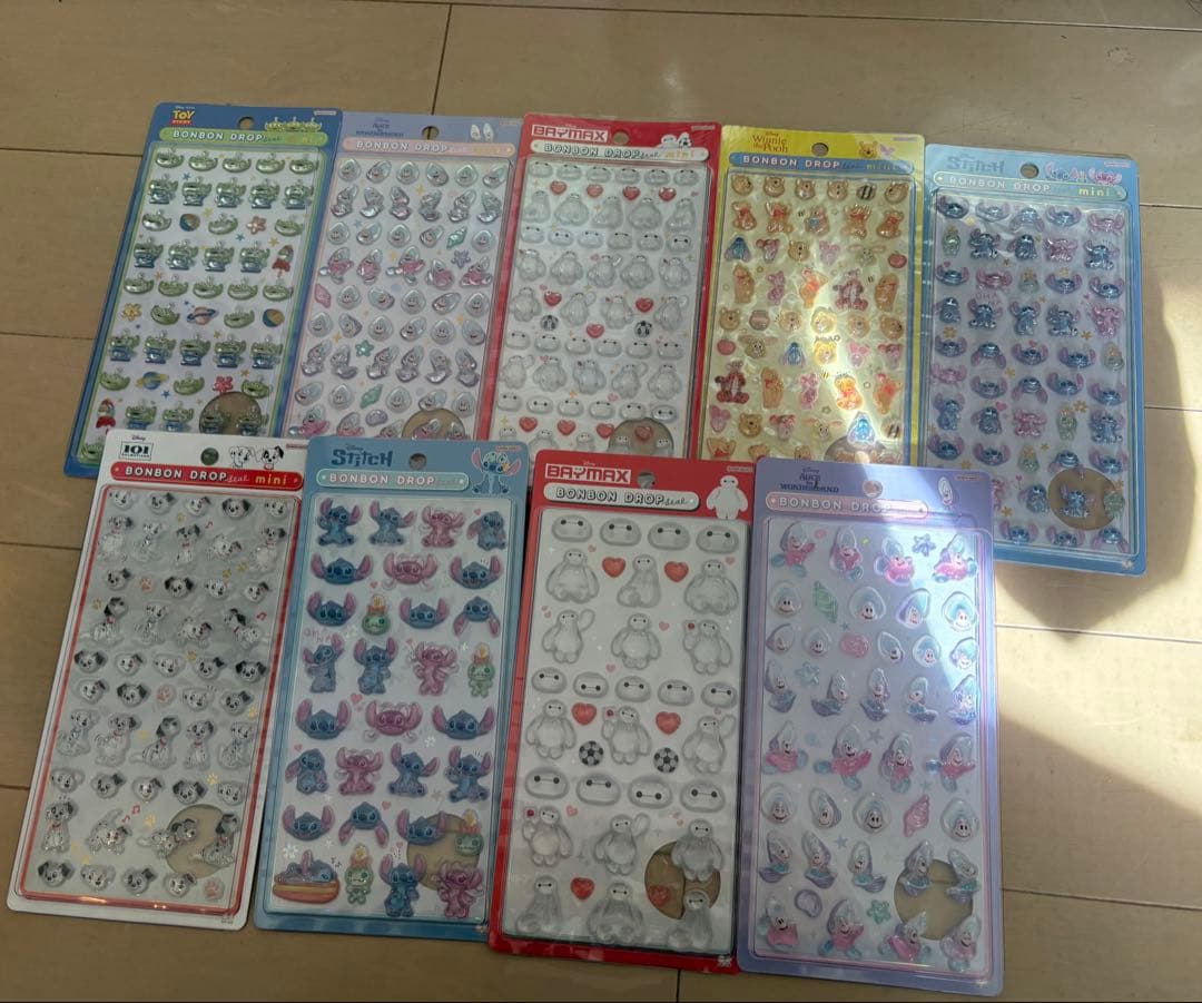 【正規品】ディズニー　ボンボンドロップシール