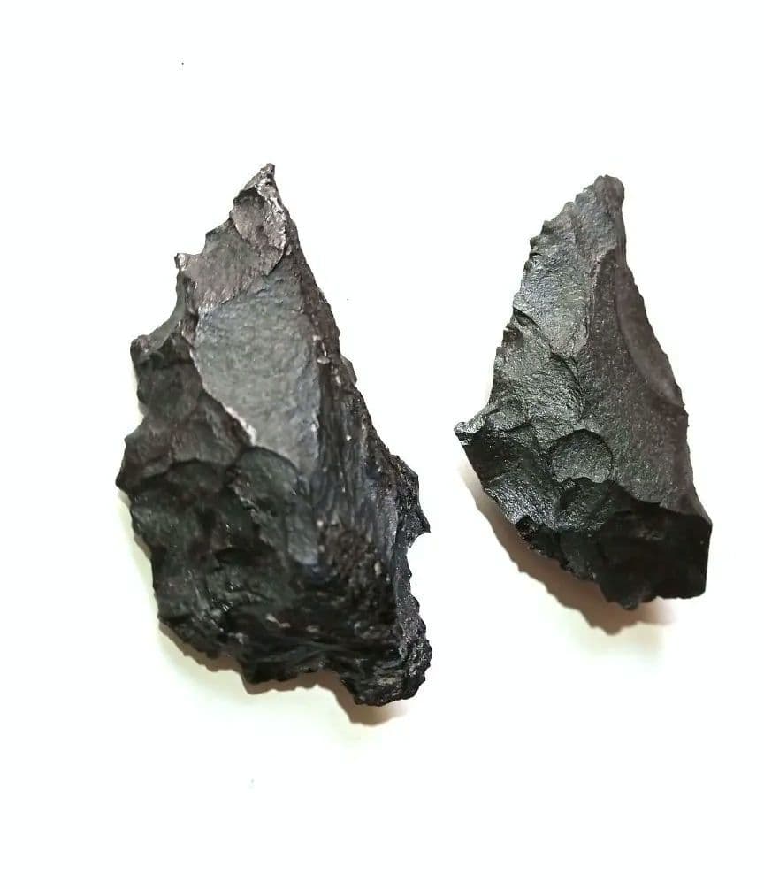 サバイバルナイフになります！❑ 石器 359 模写 サヌカイト❒