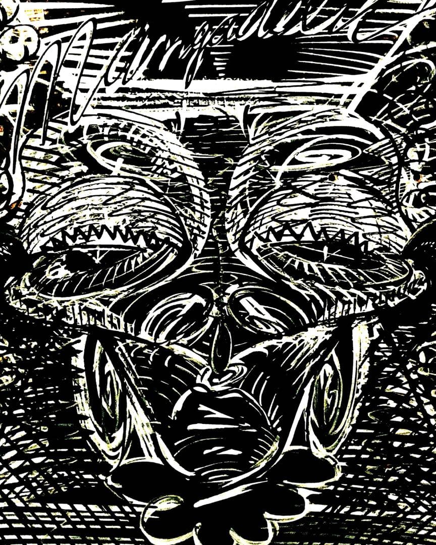 絵画ART イラスト　BRAHMAN by mangadelic