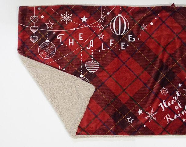 THE ALFEE もこもこブランケット& 武道館 100回記念バッジ セット