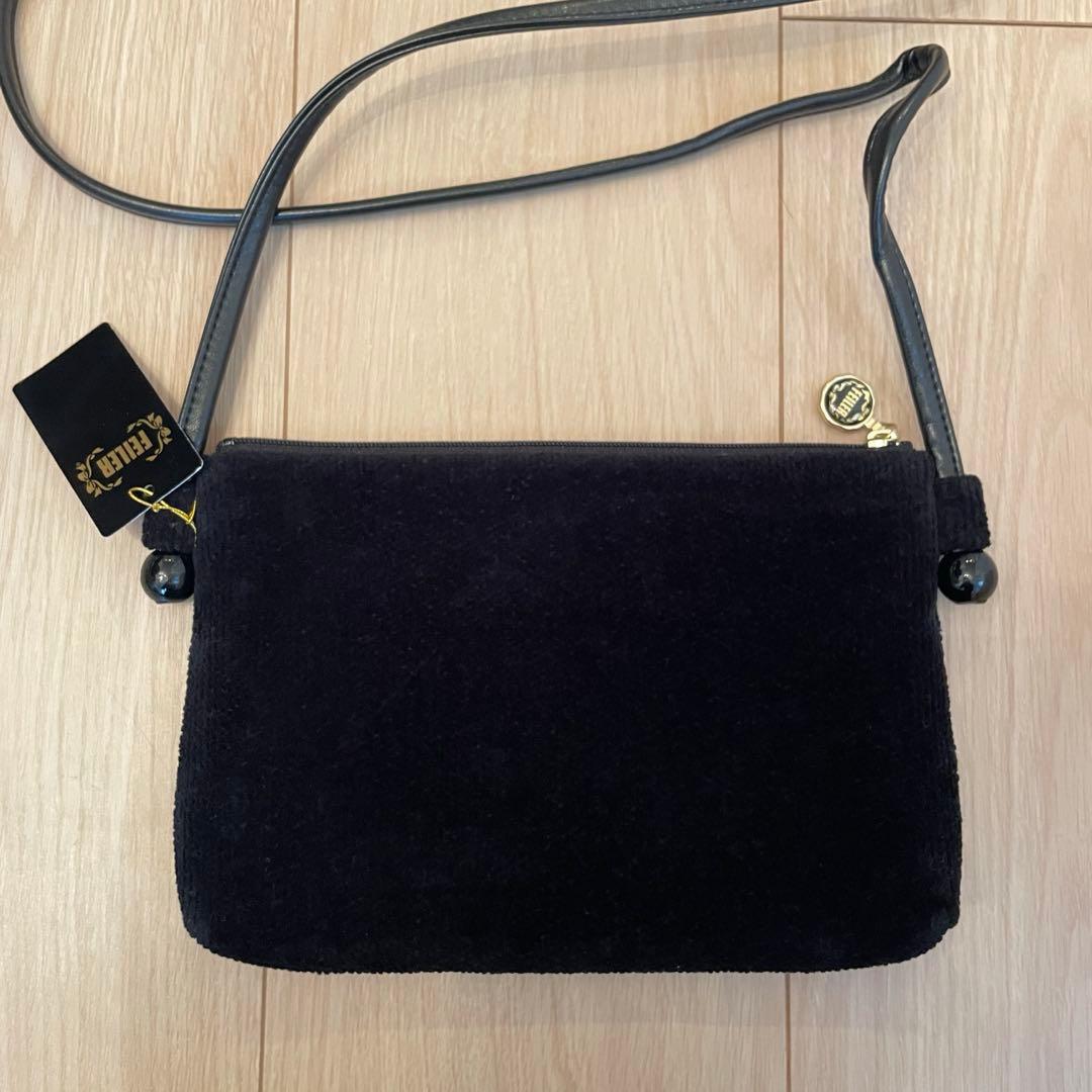 フェイラー　ハイジ　ミニポシェットショルダーバッグ　黒