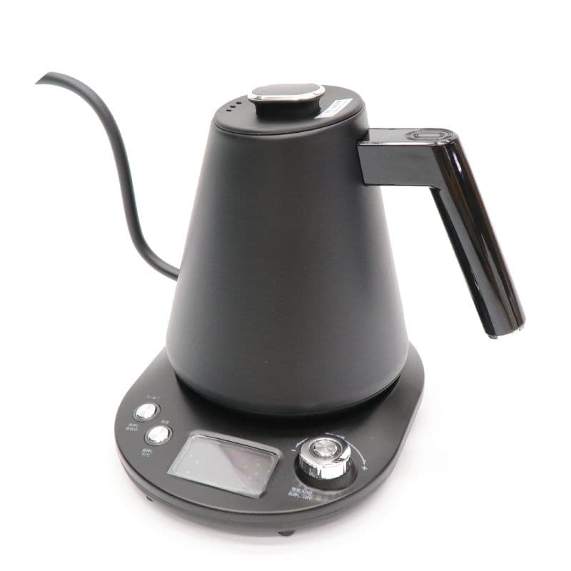 温度調節機能付きグースネックケトル　ホワイト