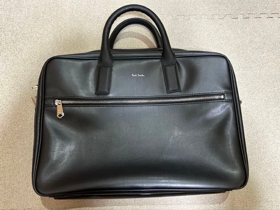 Paul Smith グラナダ3 ブラック レザー ビジネスバッグ