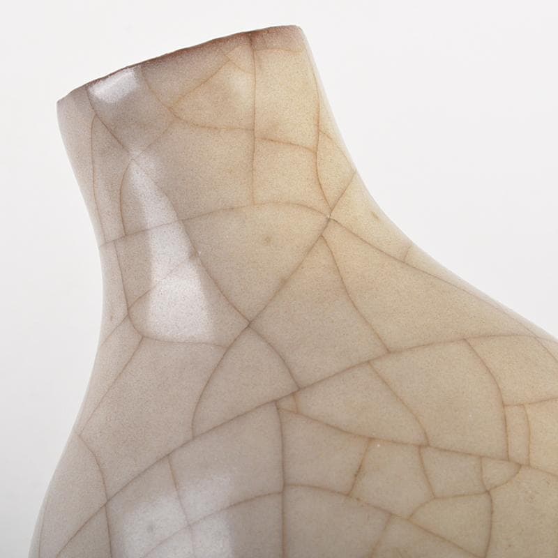 中国　哥釉　貫耳　葫蘆瓶　C　7293E