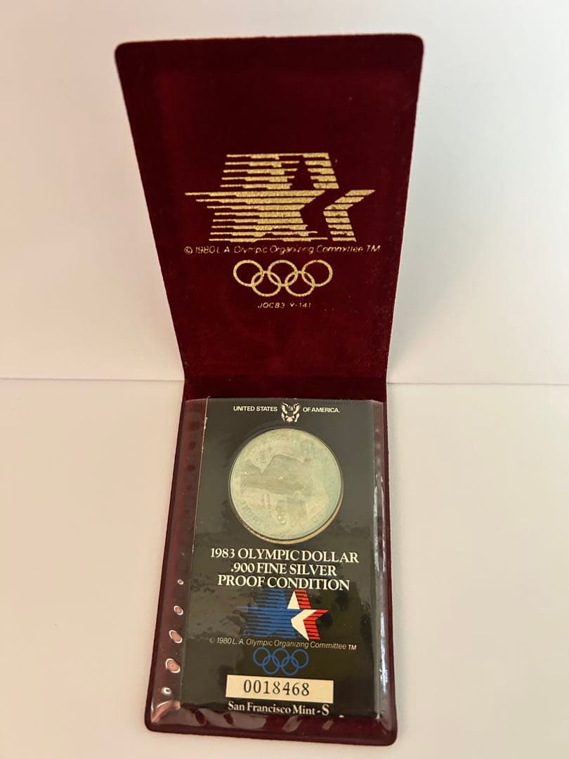 1983年オリンピックドル プルーフ❣️