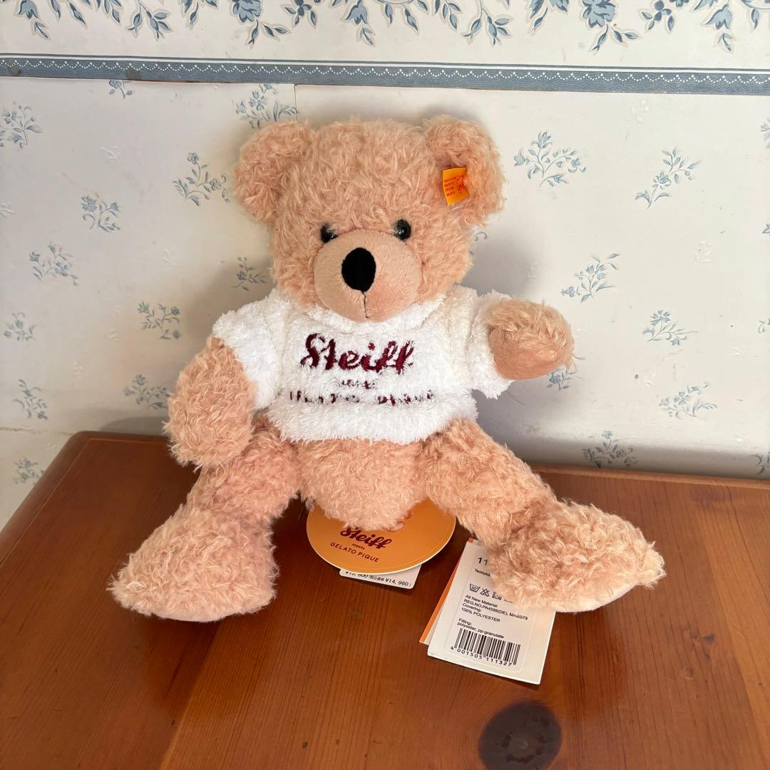 タグ付 ジェラートピケ Steiff シュタイフ テディベア