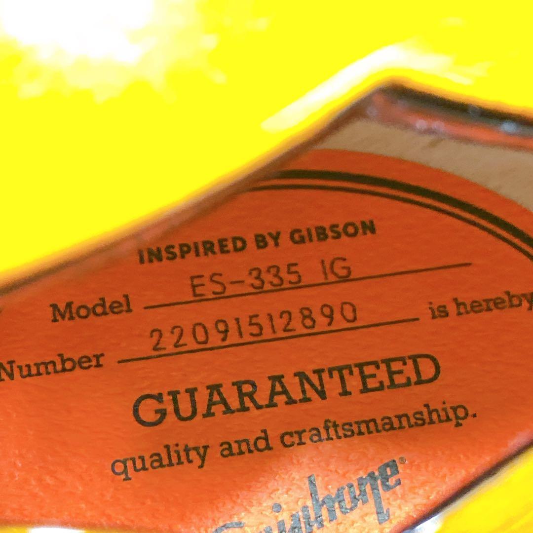 Epiphone ES-335 IG セミアコースティック　エピフォン