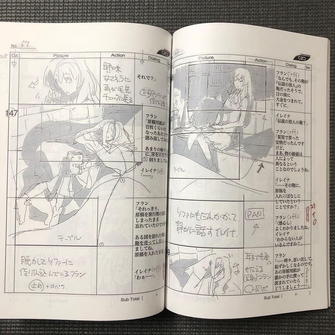 魔女の旅々 アニメ 第5話 絵コンテ 設定資料