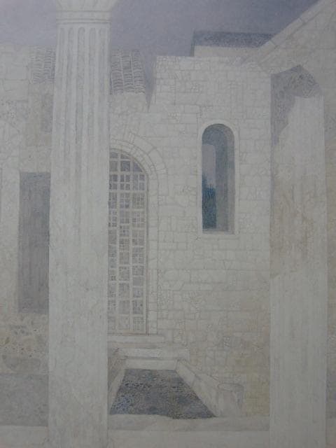 坂本幸重、【海】、希少な額装用画集より、新品額装付、状態良好