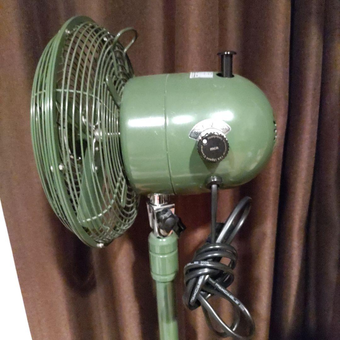 値下げ　マーキュリー　Mercury　扇風機　緑　稼働確認済み　小型