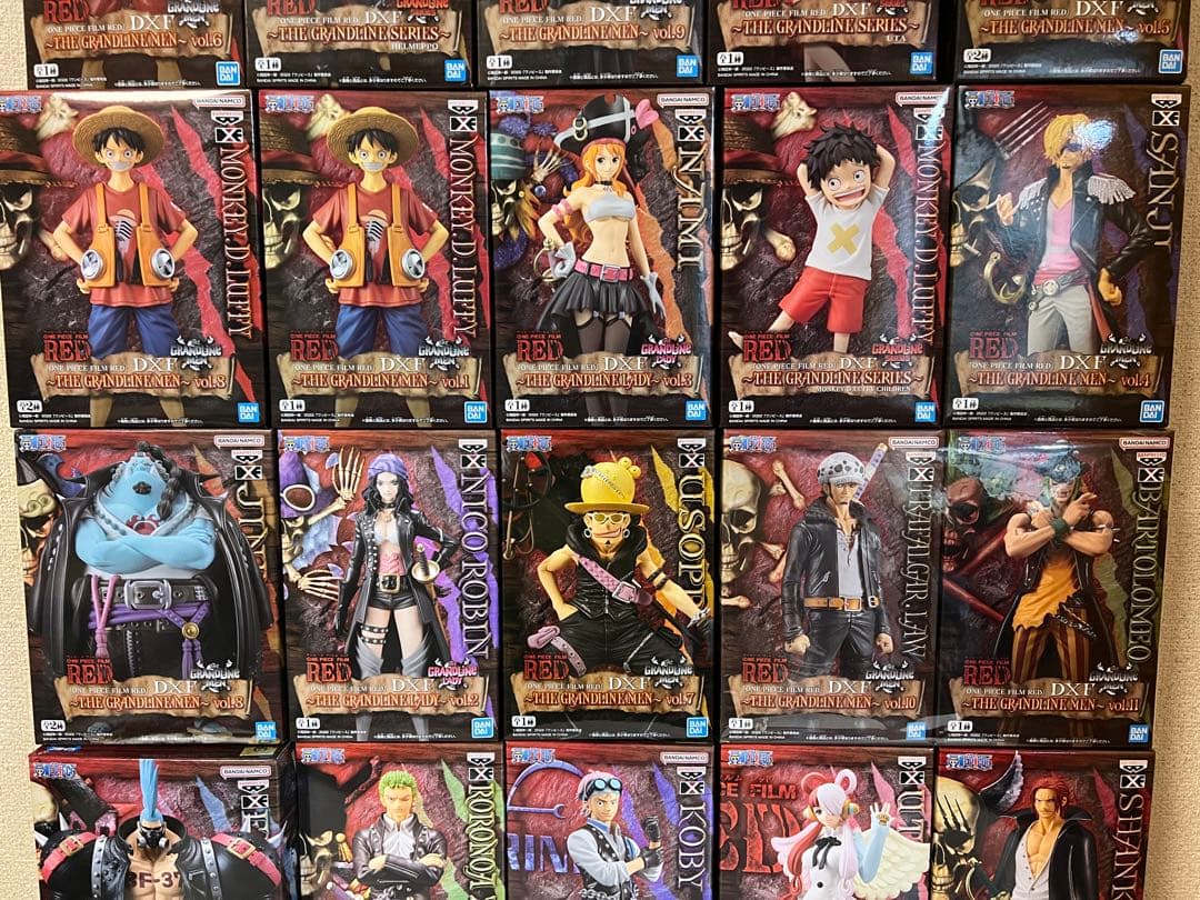 the grandline dxf one piece film red セット