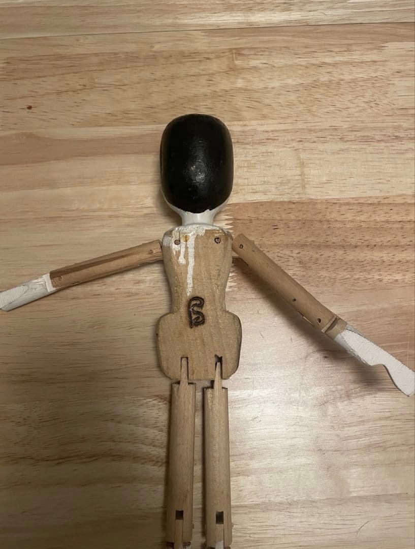 アンティーク雑貨★ペグドール人形★チャイナヘッドドール★ミニョネットビスクドール