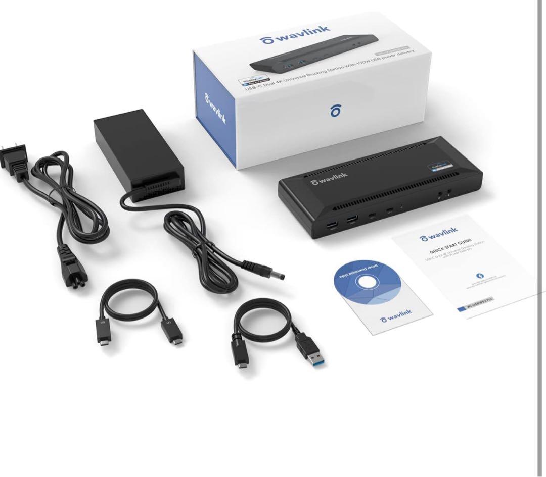WAVLINK USB-C シングル5K 100Wドッキングステーション