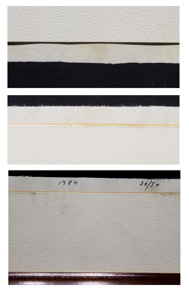 斎藤清 【月雲（3)】1980年 木版画