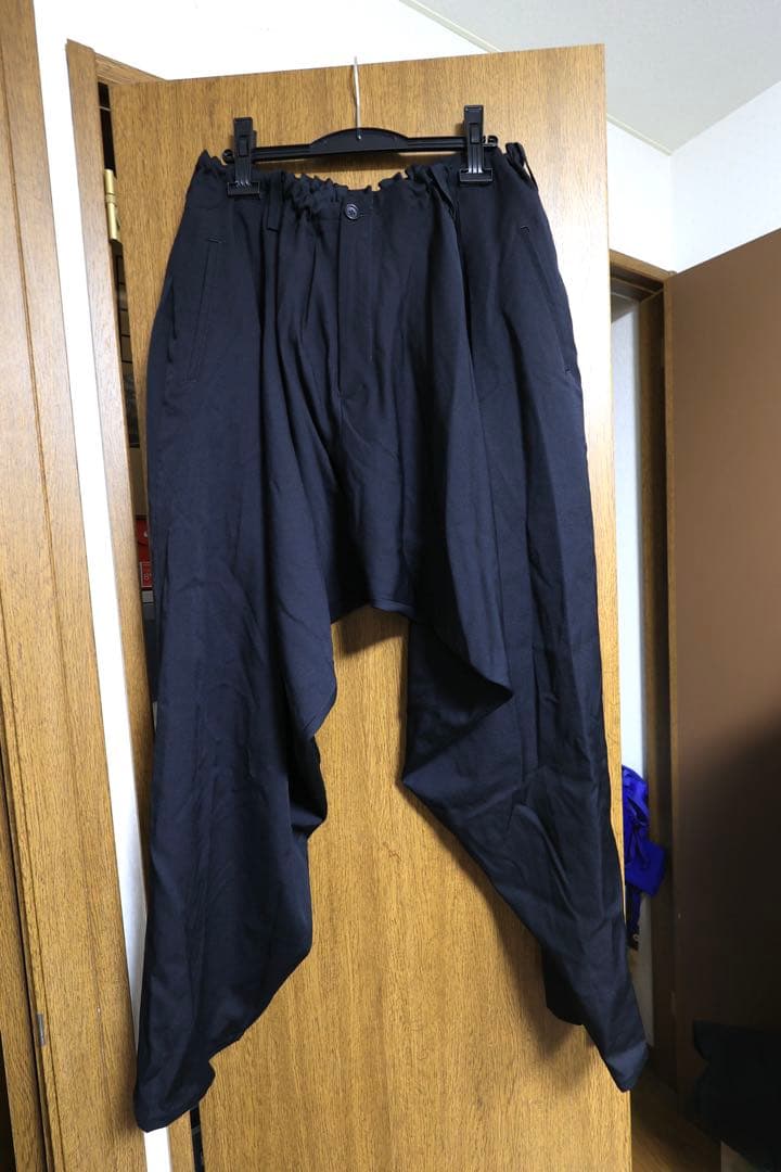 パンツ Yohji Yamamoto 23aw DROP CROTCH PANTS