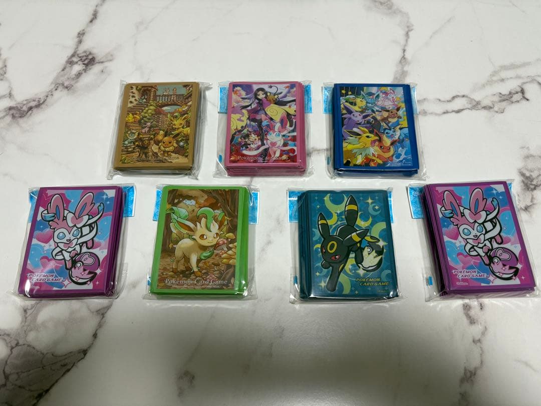 ポケモンカード　公式スリーブ　ブイズセット